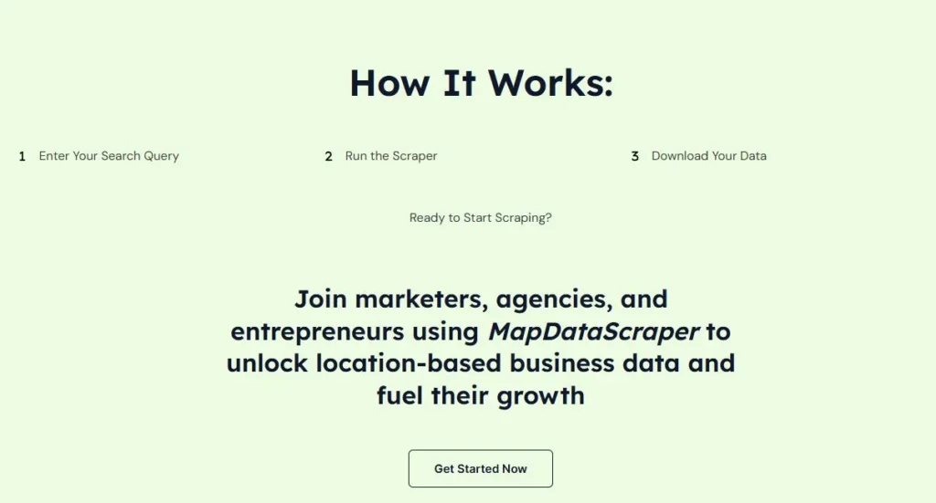 How MapDataScraper Works