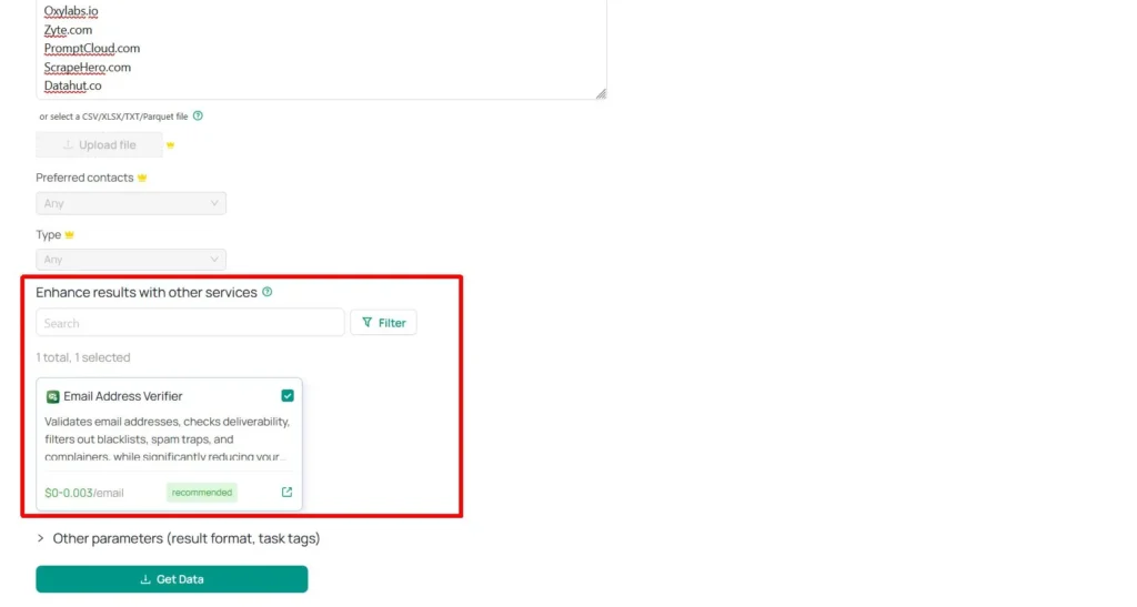 Email Scraper Enhancement