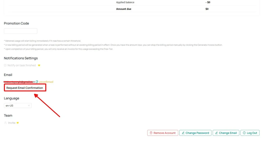 MapDataScraper Rrequest Confirmation
