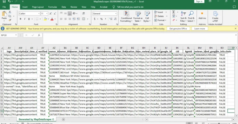 Chain Info Sample Data Identifies if a business is part of a chain, adding a true/false indication to your data for smarter targeting.