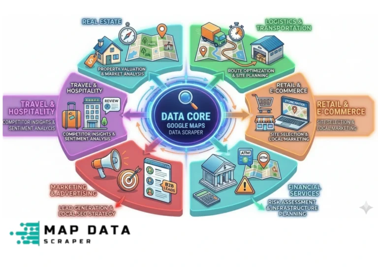 Google Maps Data Scraper proves to be a powerful tool for industries that rely heavily on location-based intelligence. From lead generation agencies to SaaS Companies, enterprise sales teams, SEO specialists, real estate developers, logistics operators, research firms, hospitality businesses, and service-based sectors, each industry benefits from fast, enriched, and structured datasets that eliminate manual work.